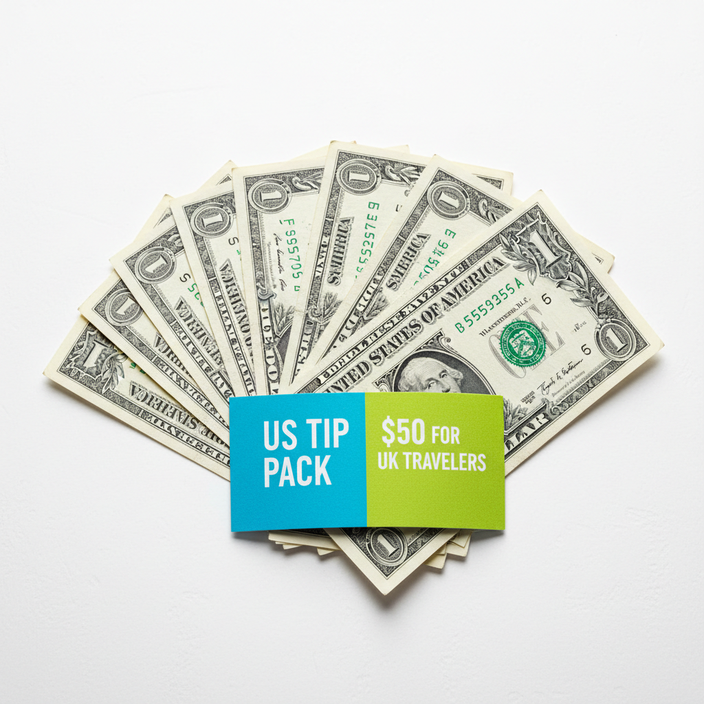 US Tip Pack $50 with $1 Bills